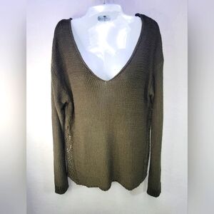 Harper Heritage Women's Size Medium Long Sleeve V-neck Sweater